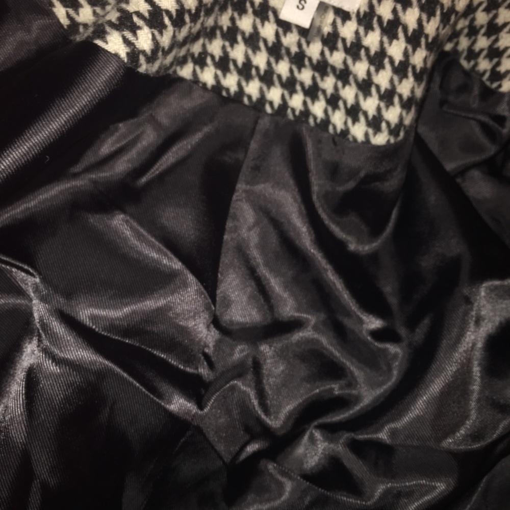 Sold ❌❌❌Anthropology Houndstooth coat jacket Midi - Picture 7 of 7